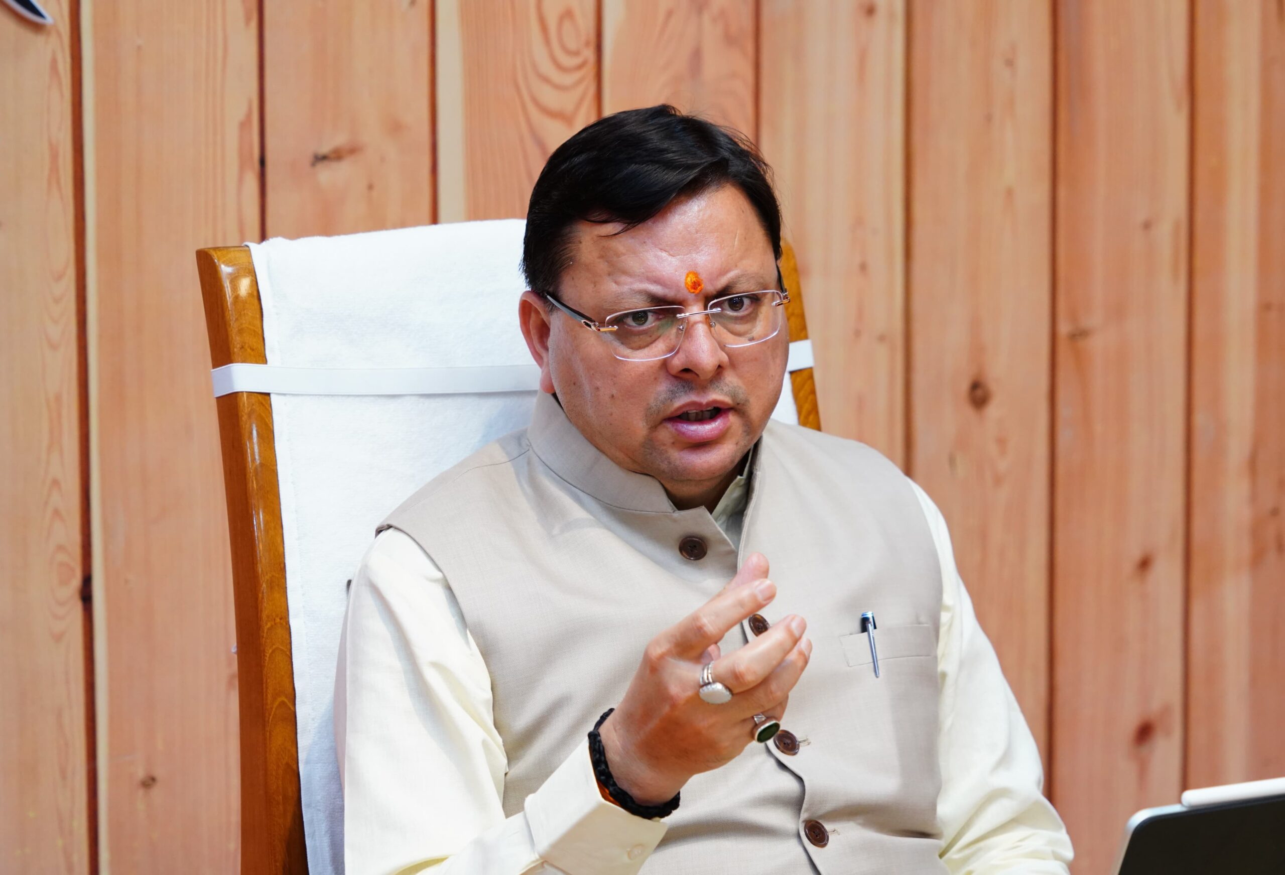 cm pushkar singh dhami on women reservation in cooperatives