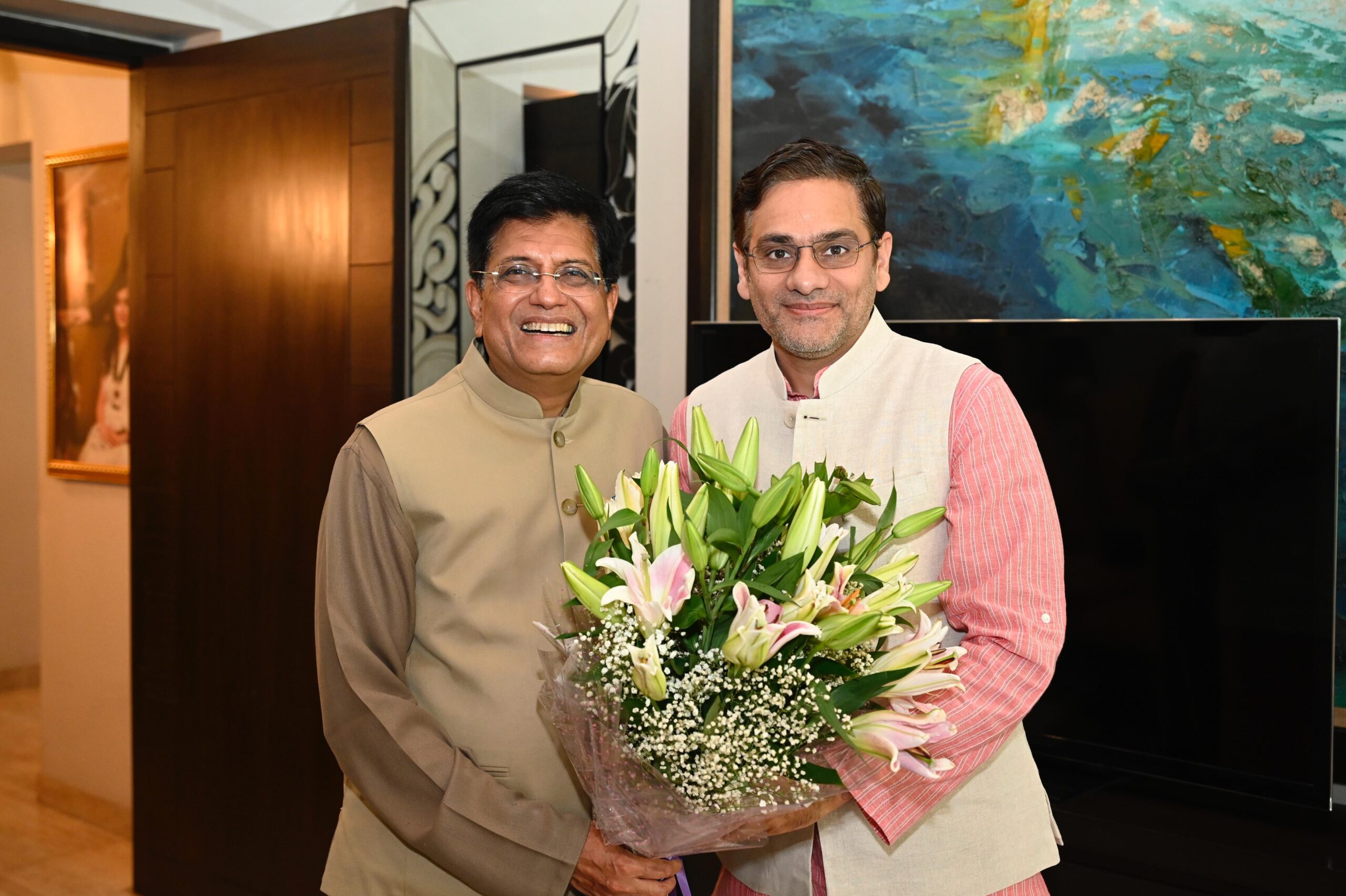 saurabh bahuguna met to nadda and pradhan