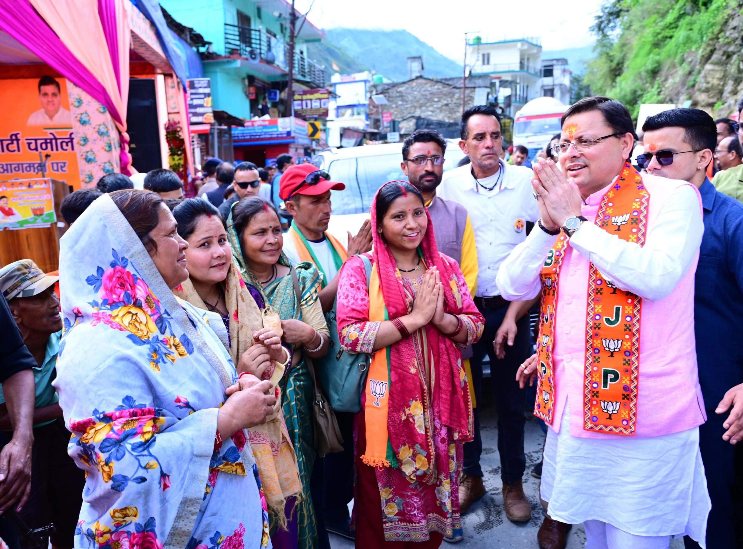 cm pushkar dhami in badrinath by election (1)