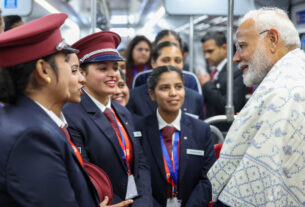 Prime Minister Modi inaugurated the Nama Bharat train